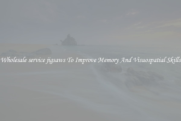 Wholesale service jigsaws To Improve Memory And Visuospatial Skills