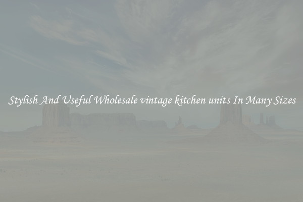 Stylish And Useful Wholesale vintage kitchen units In Many Sizes