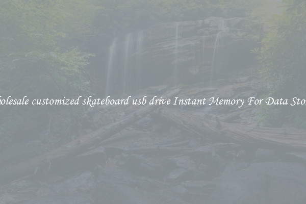 Wholesale customized skateboard usb drive Instant Memory For Data Storage