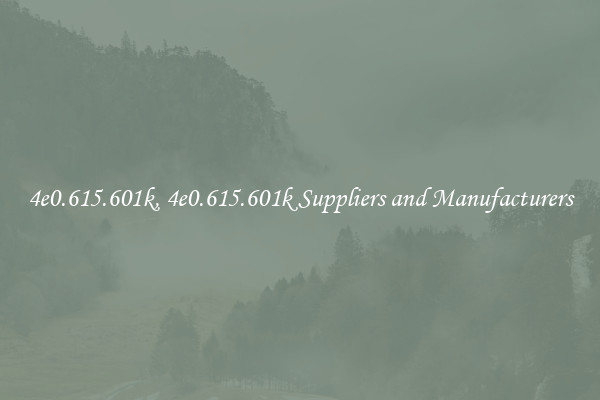 4e0.615.601k, 4e0.615.601k Suppliers and Manufacturers