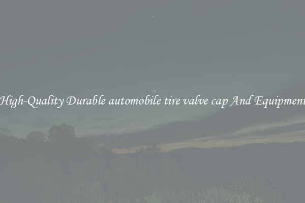 High-Quality Durable automobile tire valve cap And Equipment