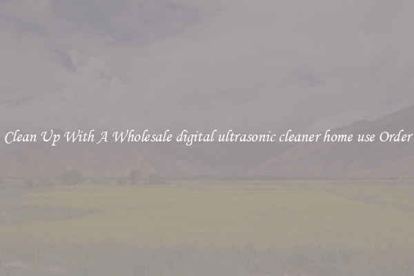 Clean Up With A Wholesale digital ultrasonic cleaner home use Order