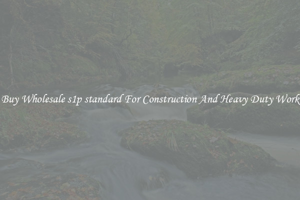 Buy Wholesale s1p standard For Construction And Heavy Duty Work
