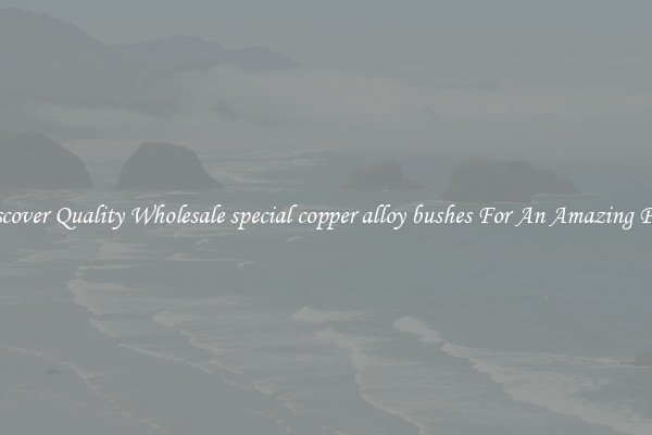 Discover Quality Wholesale special copper alloy bushes For An Amazing Price