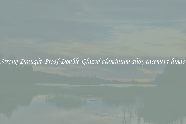 Strong Draught-Proof Double-Glazed aluminium alloy casement hinge 